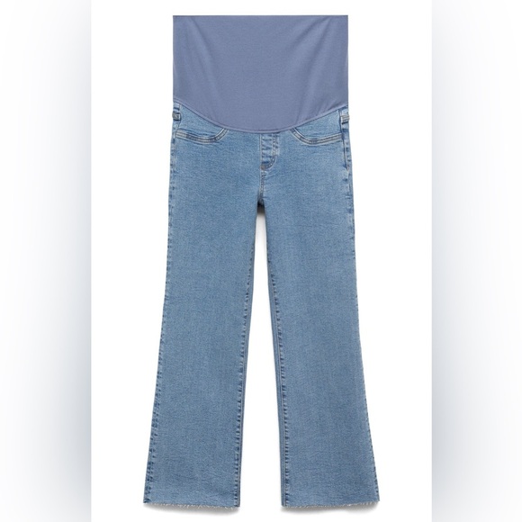 Mango Blue Flare Women's Jeans maternity - Picture 4 of 4